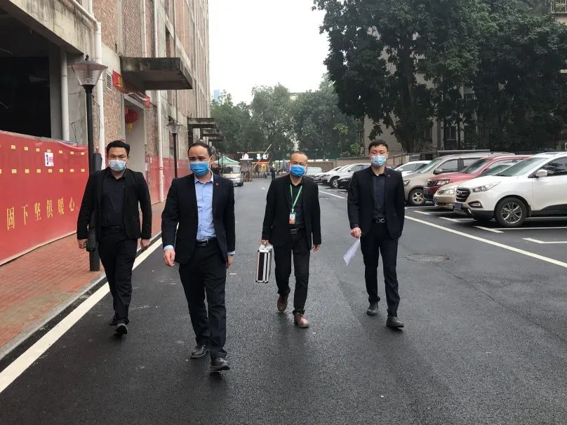 南鷹苑工地巡檢，打好復(fù)工第一戰(zhàn)